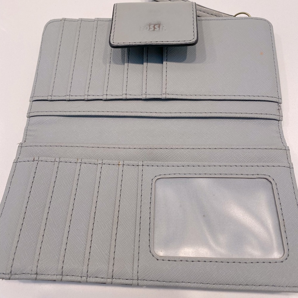 Fossil gray wallet